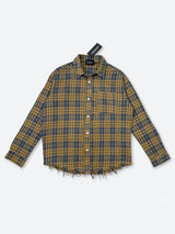 FRAY EDGE PLAID VINTAGE SHIRT:フレイ エッジ プレイド ヴィンテージ シャツ