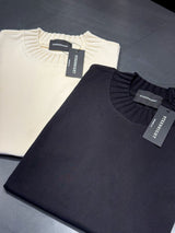 TWISTED JAMNECK RIB TEE:ツイステッドジャムネックリブTシャツ