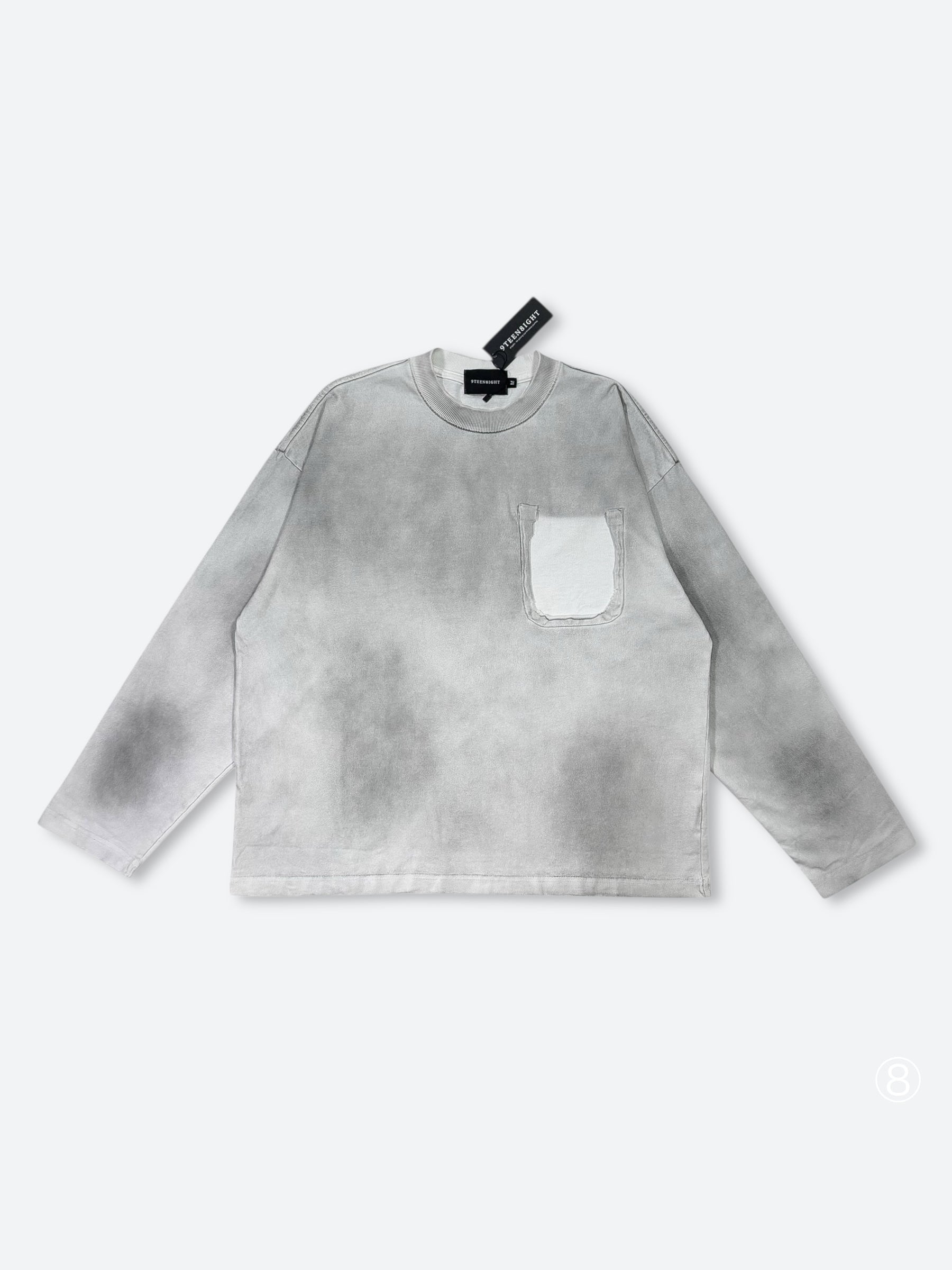 DIMLITE WASH CREW LONG TEE：ディムライト ウォッシュ クルー ロングT 