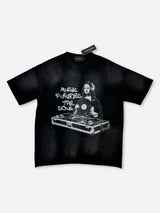 MUSE ON WAX DJ MONA TEE:ミューズオンワックスディージェイモナTシャツ