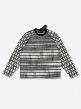 WAFFLE DRAPE WIDE SLEEVE PULLOVER