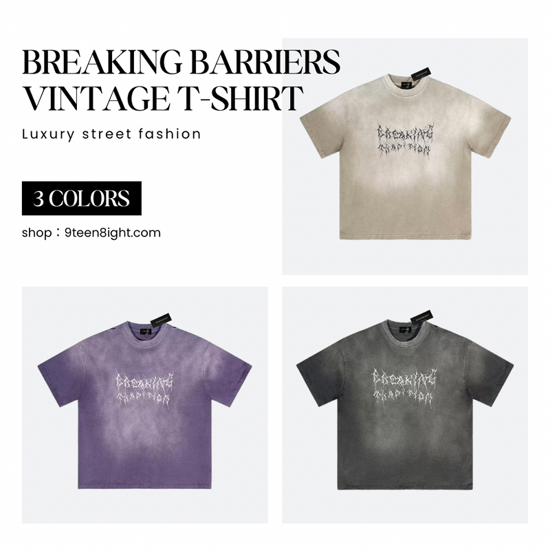 穿破時空のスタイル「Breaking Barriers Vintage Tシャツ」