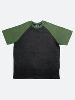 CONTRAST COLOR VINTAGE RAGLAN T-SHIRT: Contrast color vintage raglan t-shirt