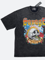SKULL VINTAGE GRAFFITI T-SHIRT：スカル ヴィンテージグラフィティTシャツ
