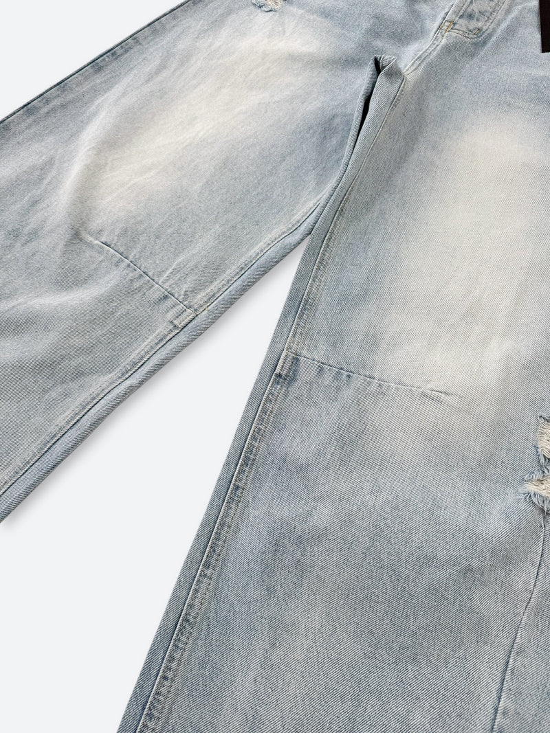 DEEP FADE BLAST EDGE BAGGY DENIM：ディープ フェード ブラスト
