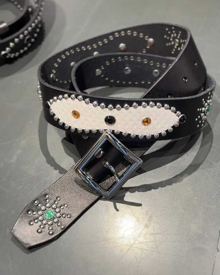 BLACKPYRE OVAL WESTERN GEM BELT：ブラックパイア オーバル ウエスタン ジェム ベルト