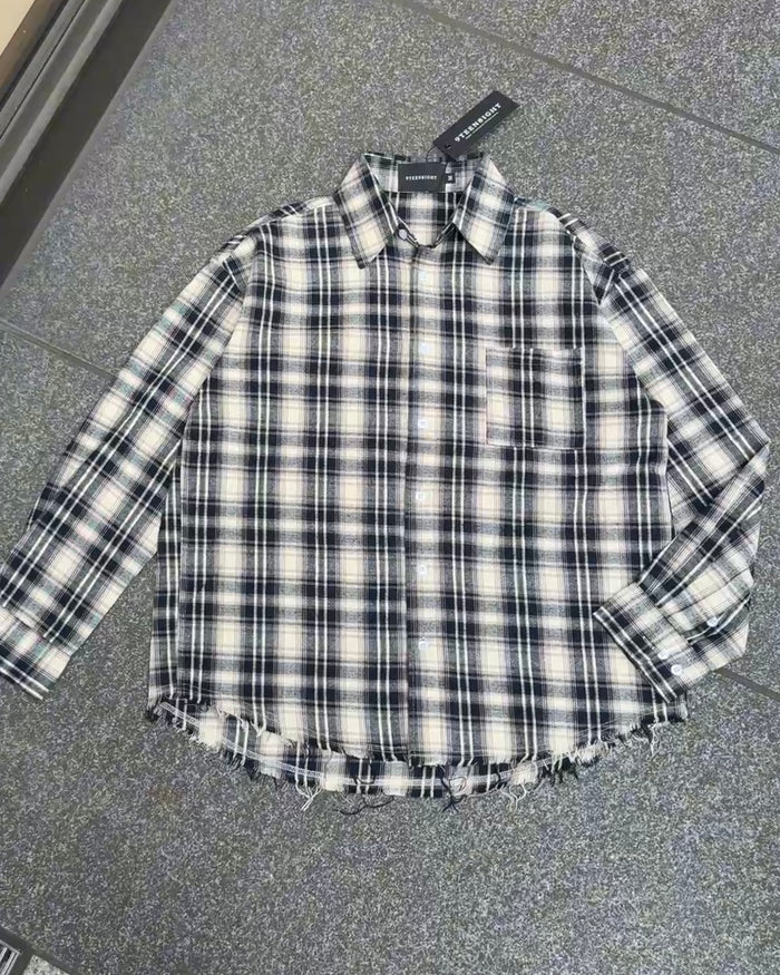 ASHGRID TARTAN PLAID SHIRT：アッシュグリッド タータン プレイド シャツ
