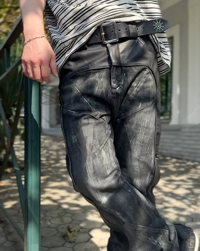 VICE SHADOW COATED ARC PANEL PANTS：ヴァイス シャドウ コーテッド アーク パネル パンツ
