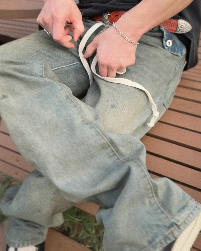 RESTORED VINTAGE REPAIR FLARE DENIM：リストアード ヴィンテージ リペア フレア デニム