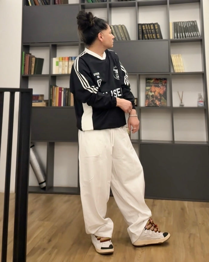 FLOW DRAPE ARC WIDE SWEATPANTS：フロー ドレープ アーク ワイド スウェットパンツ