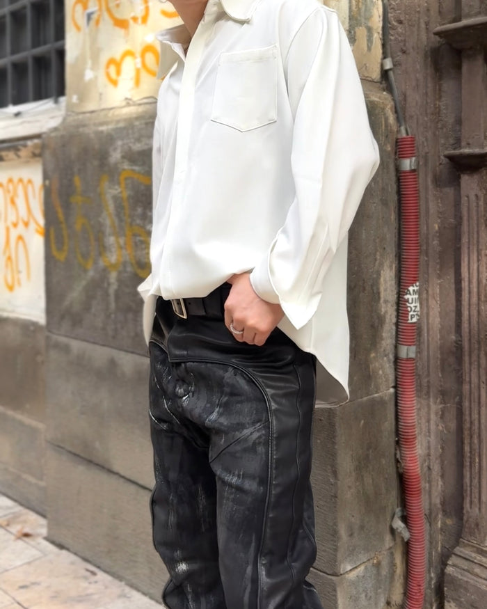 VICE SHADOW COATED ARC PANEL PANTS：ヴァイス シャドウ コーテッド アーク パネル パンツ