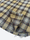DRAINED FRAY WARP FLANNEL SHIRT：ドレインド フレイ ワープ フランネル シャツ
