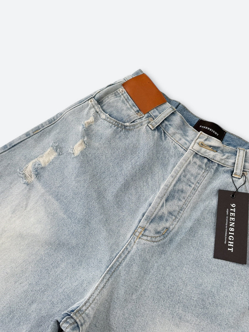 DEEP FADE BLAST EDGE BAGGY DENIM：ディープ フェード ブラスト