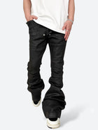 DAMAGED PATCH WHITE SKINNY DENIM: Damaged patch white skinny denim