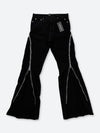 SHADOW ABYSS BLADEZIP FLARE PANTS：シャドウ アビス ブレードジップ フレア パンツ