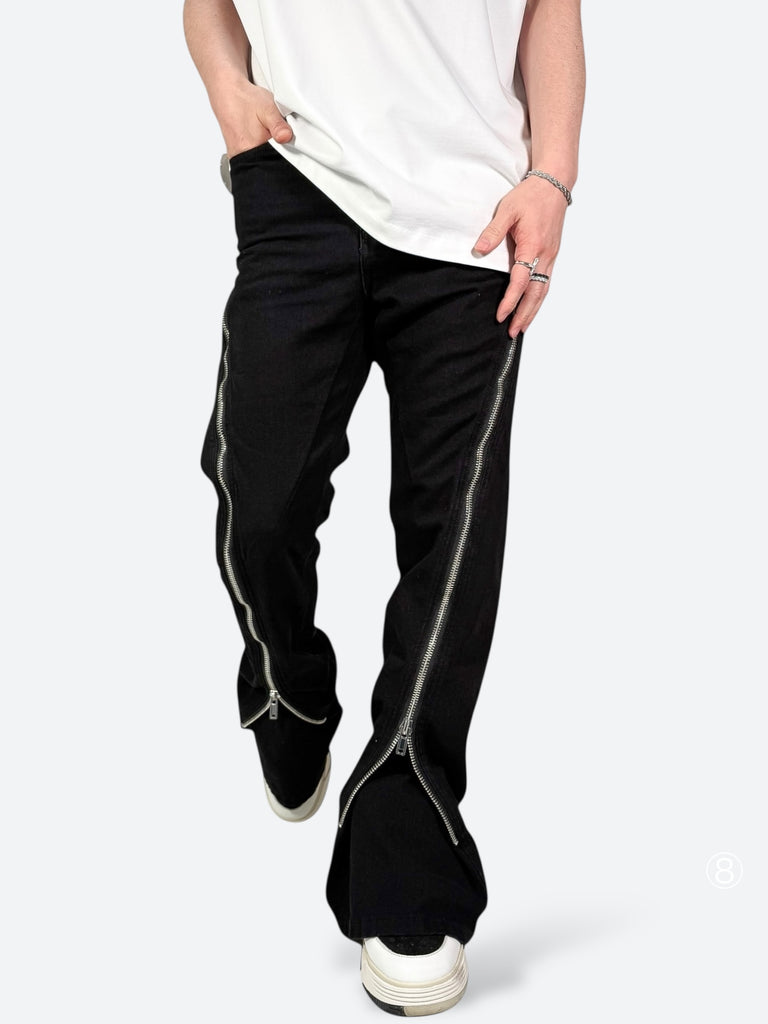 DAMAGED PATCH WHITE SKINNY DENIM: Damaged patch white skinny denim