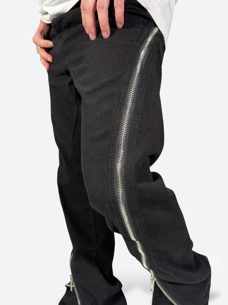 SHADOW ABYSS BLADEZIP FLARE PANTS：シャドウ アビス ブレードジップ