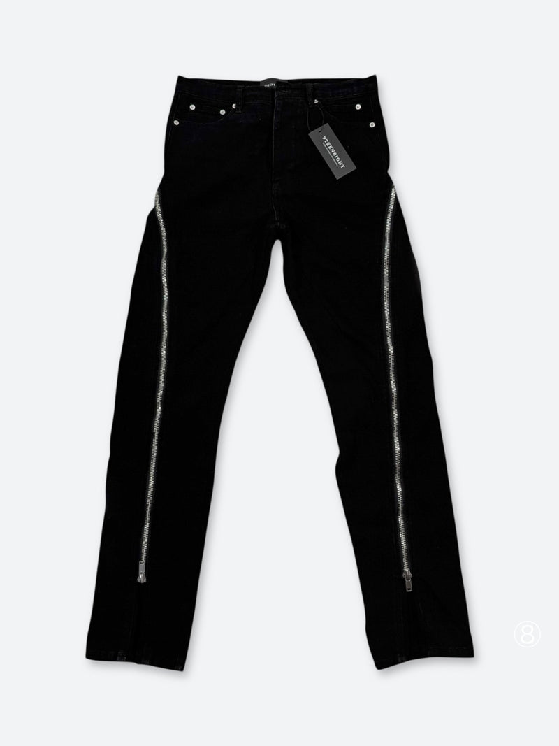 SHADOW ABYSS BLADEZIP FLARE PANTS：シャドウ アビス ブレードジップ