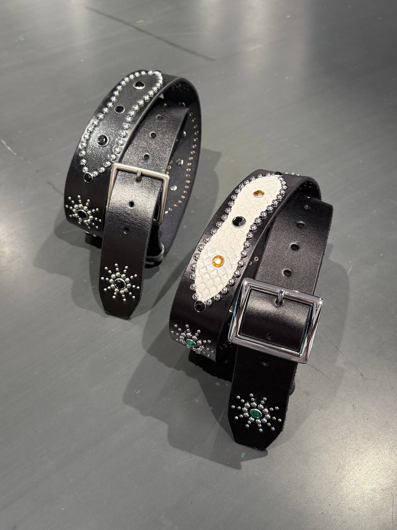 BLACKPYRE OVAL WESTERN GEM BELT：ブラックパイア オーバル