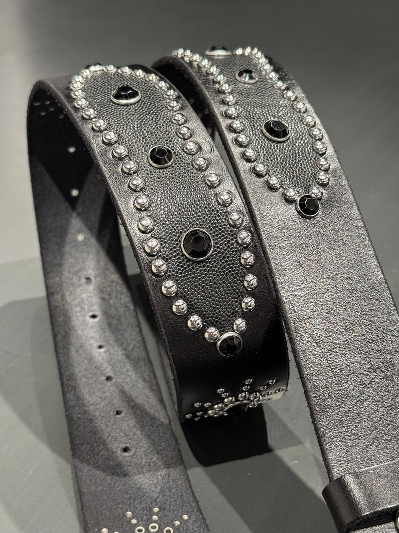 BLACKPYRE OVAL WESTERN GEM BELT：ブラックパイア オーバル