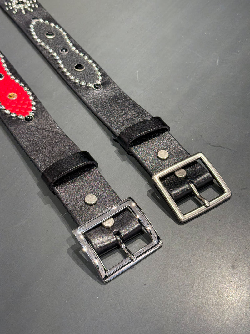 BLACKPYRE OVAL WESTERN GEM BELT：ブラックパイア オーバル