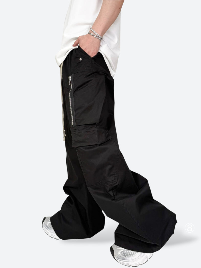 BLACK SHADOW ZIPCORD CARGO PANTS：ブラック シャドウ ジップコード