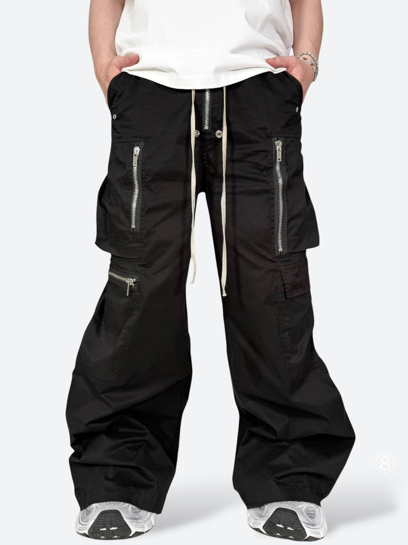 BLACK SHADOW ZIPCORD CARGO PANTS：ブラック シャドウ ジップコード