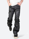 BLACK VEIL REMADE WAX FLARE DENIM：ブラック ヴェール リメイド ワックス フレア デニム