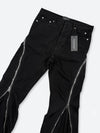 SHADOW ABYSS BLADEZIP FLARE PANTS：シャドウ アビス ブレードジップ フレア パンツ