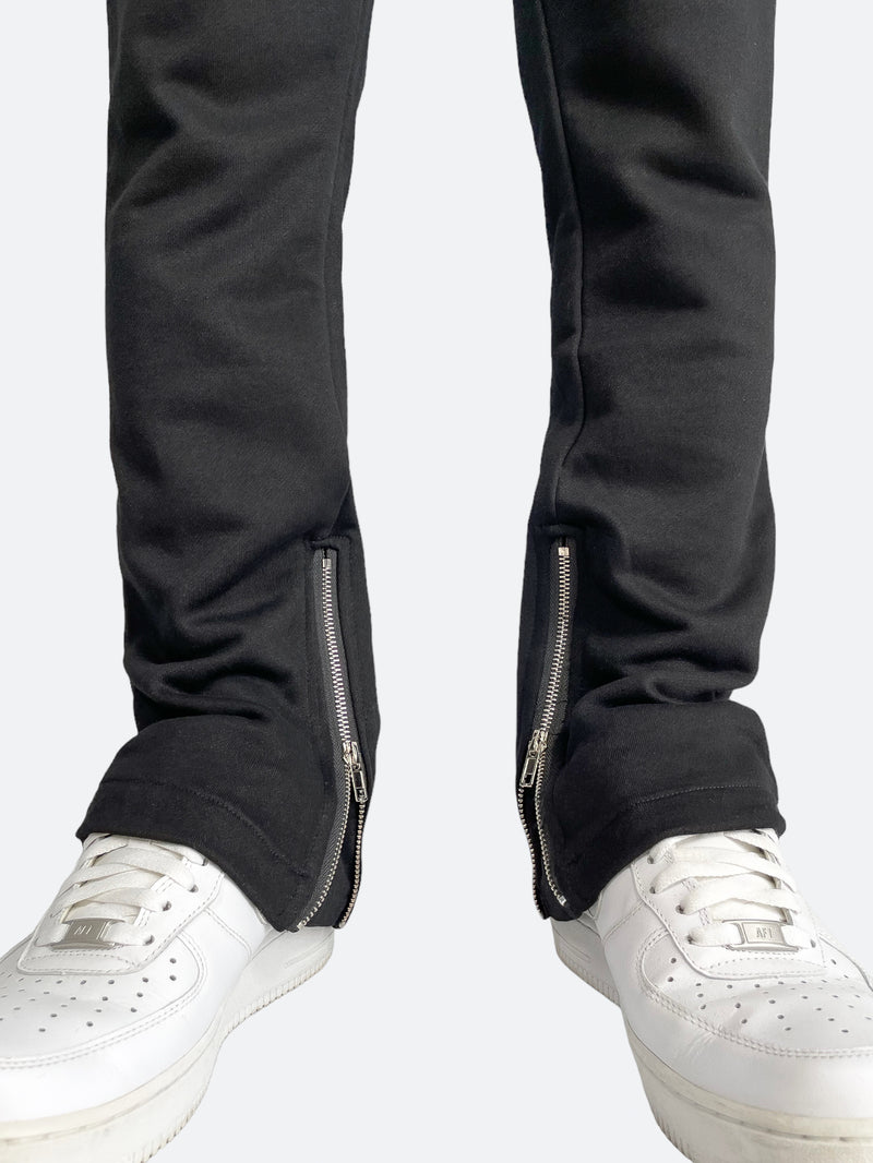 SLIT ZIPPER SWEAT PANTS：スリットジッパースウェットパンツ