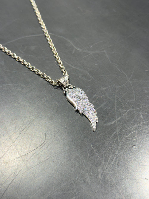 LUCENT HALO STELLAR FEATHER NECKLACE：ルーセント ヘイロー ステラ フェザー ネックレス
