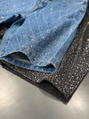 ASTRO BURST RADIANT DENIM SHORTS：アストロ バースト レイディアント デニム ショーツ