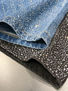 ASTRO BURST RADIANT DENIM SHORTS：アストロ バースト レイディアント デニム ショーツ