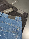 ASTRO BURST RADIANT DENIM SHORTS：アストロ バースト レイディアント デニム ショーツ