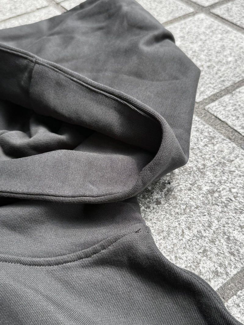 USED ​​SOLID COLOR WASHED HOODIE: Used solid color washed hoodie
