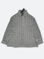 DISTORTED GRID SHIRT：ディストーテッドグリッドシャツ