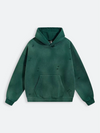 USED ​​SOLID COLOR WASHED HOODIE: Used solid color washed hoodie