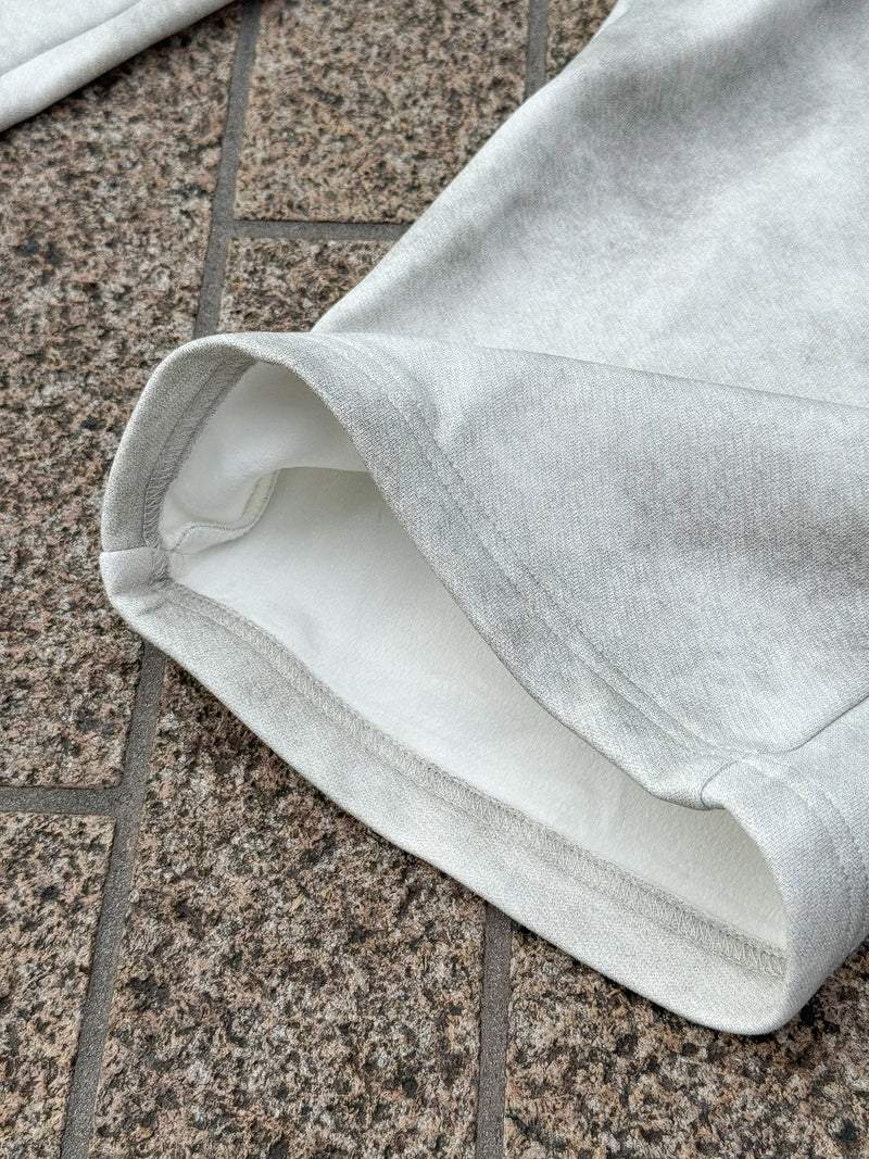 DAMAGED PATCH WHITE SKINNY DENIM: Damaged patch white skinny denim