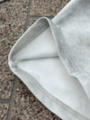 DAMAGED PATCH WHITE SKINNY DENIM: Damaged patch white skinny denim