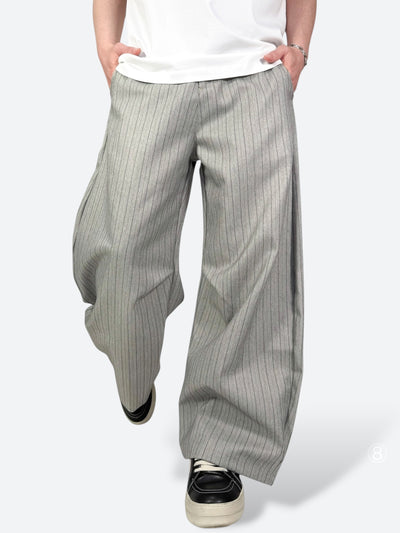 OATSHADOW MELLOW STRIPE TROUSERS：オートシャドー メロウ ストライプ トラウザーズ