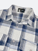 LOOSE POCKET DESIGN CHECK SHIRT JACKET：ルーズポケットデザインチェックシャツジャケット