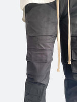 SIDE ZIPPER MULTI POCKET CARGO PANTS: Side zipper multi-pocket cargo pants