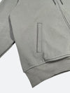 RAGLAN ZIPPER HOODED SWEAT JACKET: Raglan zipper hooded sweat jacket