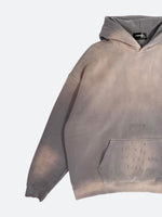GRADIENT USED DAMAGED HOODIE: Gradient used damage hoodie