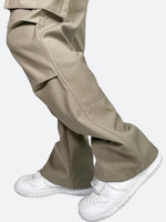 WIDE LEG PARATROOPER CARGO PANTS: Wide leg paratrooper cargo pants