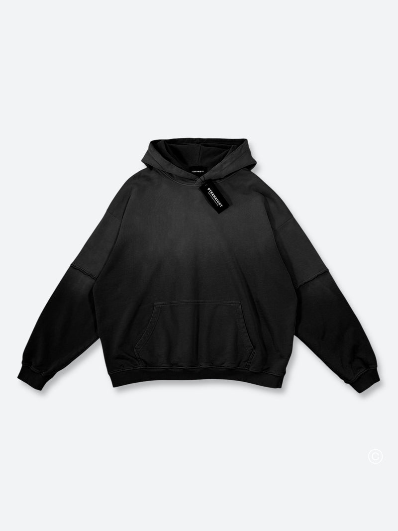 USED ​​SOLID COLOR WASHED HOODIE: Used solid color washed hoodie