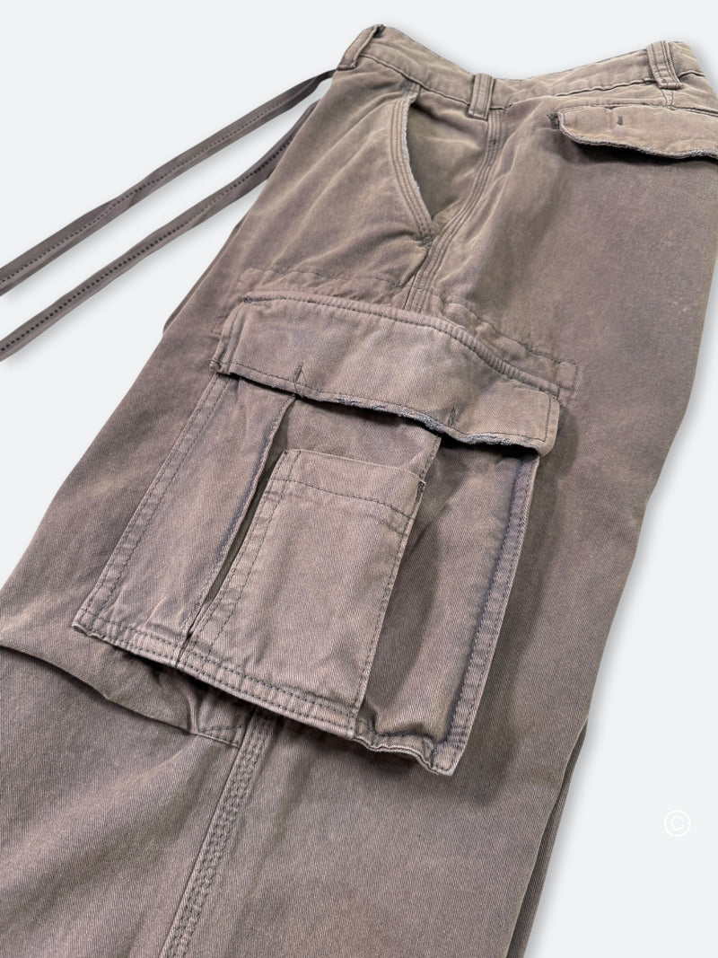 ASH GRIME DRAPE BAGGY CARGO PANTS：アッシュ グライム ドレープ バギー カーゴ パンツ