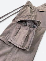 ASH GRIME DRAPE BAGGY CARGO PANTS：アッシュ グライム ドレープ バギー カーゴ パンツ