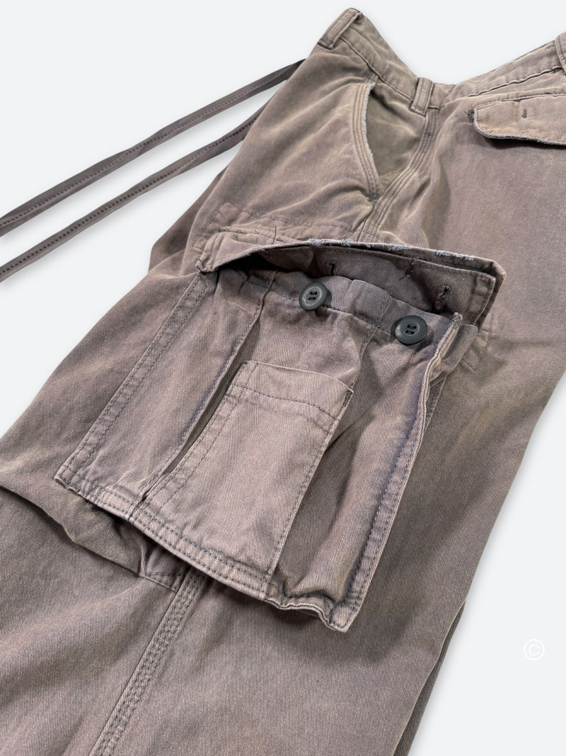 ASH GRIME DRAPE BAGGY CARGO PANTS：アッシュ グライム ドレープ バギー カーゴ パンツ