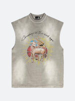 ANCIENT GUARDIAN VINTAGE SLEEVELESS SHIRT: Ancient Guardian Sleeveless Shirt 